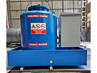 1500 Liter Aboveground Fuel Tank with Pump and Cabin - 4