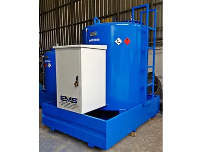 2500 Litre Yerüstü Havuz Sistemli Dizel Pompalı Akaryakıt Tankı