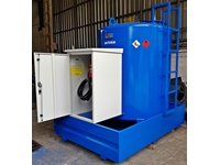 2400 Litre Above Ground Diesel Pump Fuel Tank with Pool System - 2