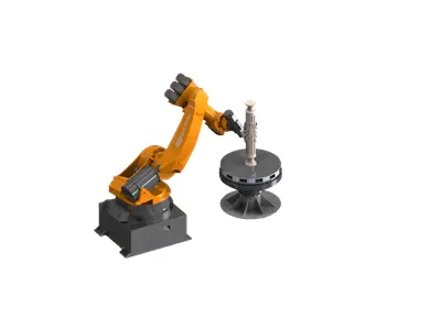 3D-Scanning-Roboter für die Holzbearbeitung Kuka Kr-210