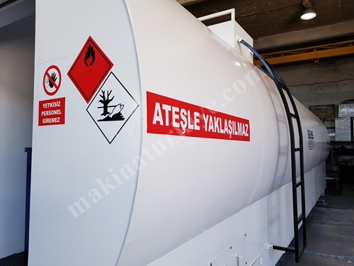 35000 Litre Kepenk Sistem Yakıt Tankı