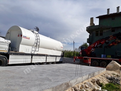 35000 Litre Kepenk Sistem Yakıt Tankı