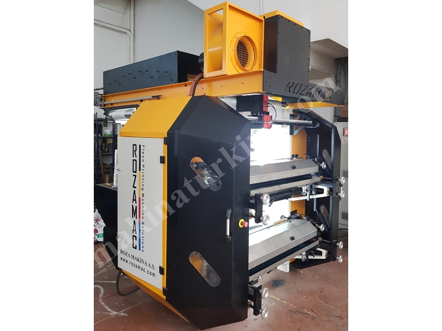 2 Renk Stack Tip Flexo Baskı Makinası