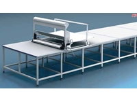 205x100 cm Bottom Rail Top Melamine Serving Table