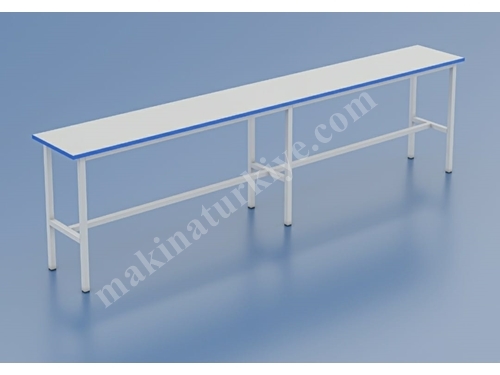 Maschinenbandtisch aus dickem PVC 280X40X76 cm