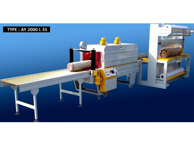Yarı Otomatik Kumaş Topları Shrink Ambalaj Makinası - 0