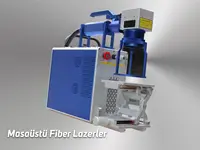 20 Watt Masaüstü Fiber Lazer Kesim Makinası 
