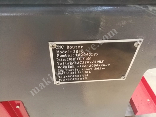 2000x4000x150 mm CNC-Fräser