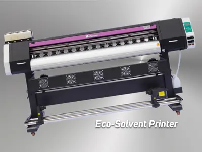 180-см одноголовкая цифровая печатная машина на сольвентной основе
