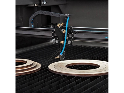 Atik 1410D 100W Çift Kafa Tekstil Lazer Kesim Makinası  - 1