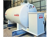 6000 Litre Yerüstü Pompalı Sistem Yakıt Tankı  - 0