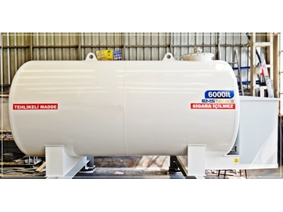 6000 Litre Yerüstü Pompalı Sistem Yakıt Tankı  - 2