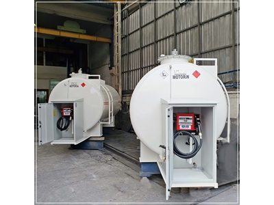6000 Litre Yerüstü Pompalı Sistem Yakıt Tankı  - 5