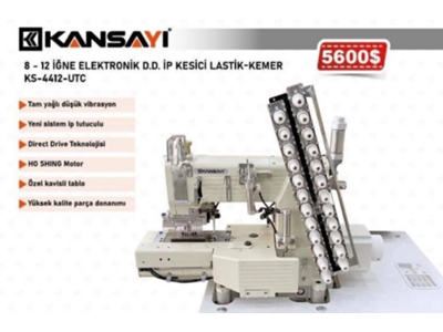 8 - 12 İğne Elektronik İp Kesicili Lastik Kemer Makinası