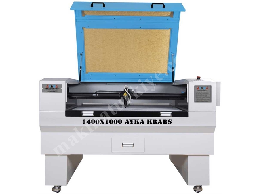 *140X100 Çift Kafalı Ahşap Lazer Kesim Makinası