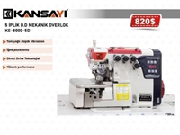 5 İplik Mekanik Overlok Makinası