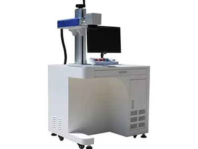 Machine de marquage laser métallique à fibre de 30W avec zone de travail optionnelle