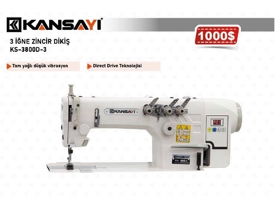 Üç İğne Zincir Dikiş Makinası Kansayi - 0