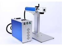 20 W 110x110 mm Desktop Fiber Laser Marking Machine - 0