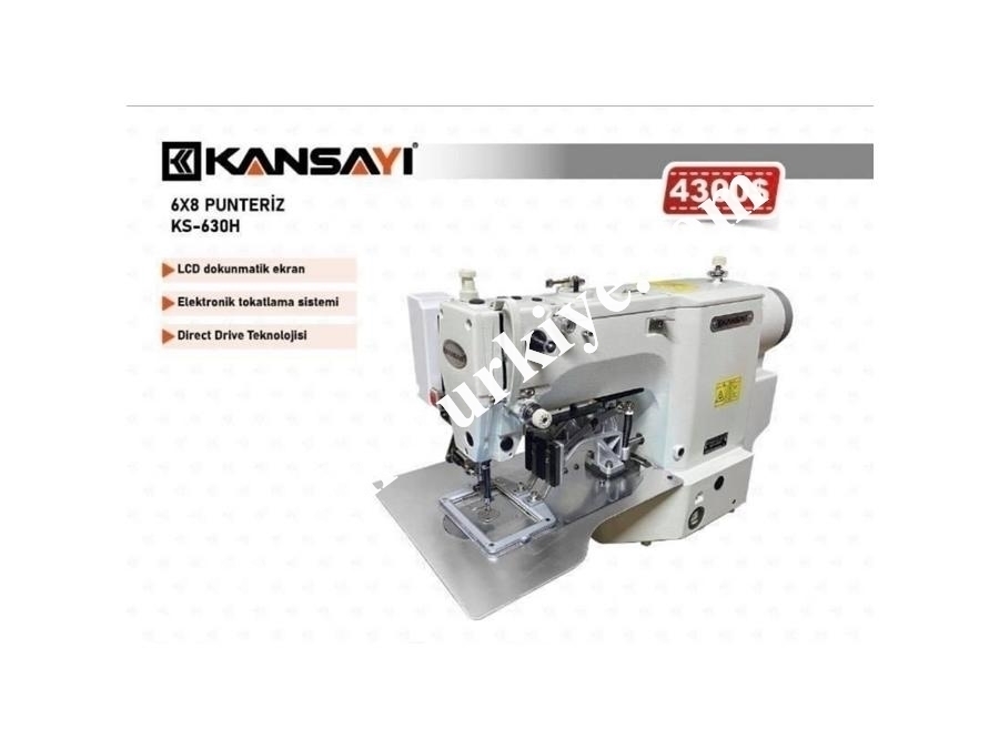 6X8 Direct Drive Punteriz Makinası