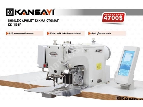 Elektronik Gömlek Apolet Takma Otomatı