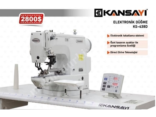 Elektronik Direct Drive Düğme Makinası