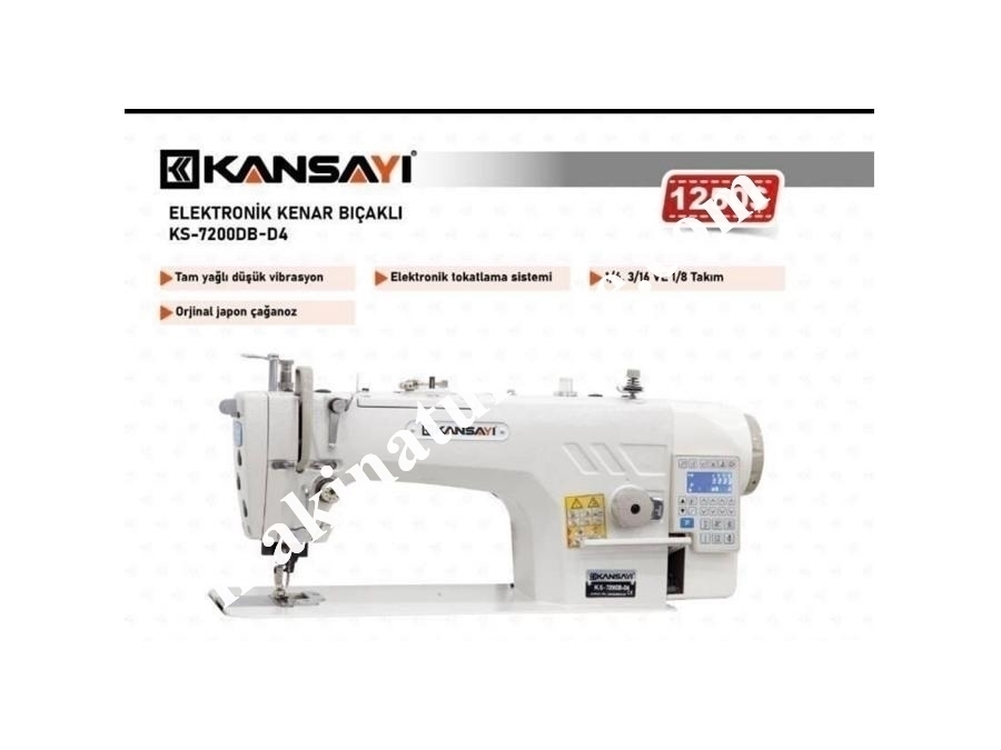 Elektronik Kenar Bıçaklı Düz Dikiş Makinası