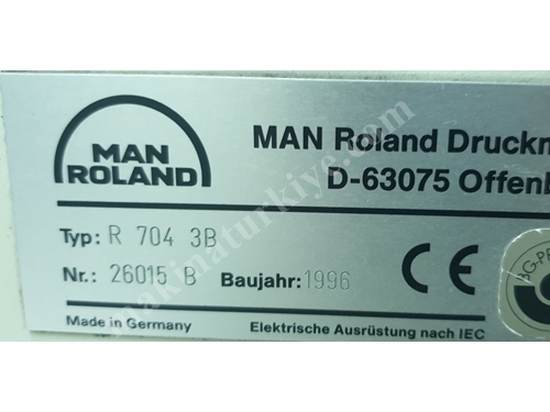 Man Roland 4-Farben-Offset-Druckmaschine