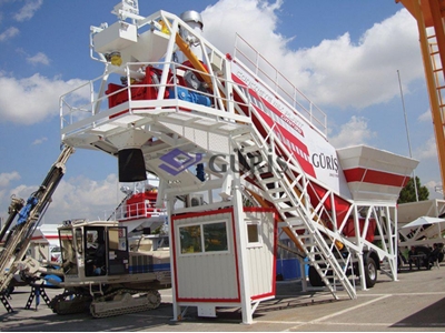 35 m3/h Mobile Concrete Batching Plant - 0