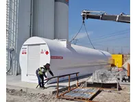 Réservoir de carburant de 70000 litres avec système de rideau de sécurité supplémentaire