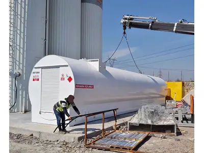 70000 Litre Ekstra Güvenlikli Kepenk Sistemli Yakıt Tankı