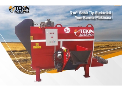 3 m3 Elektrikli Sabit Tip Yem Karma Makinası