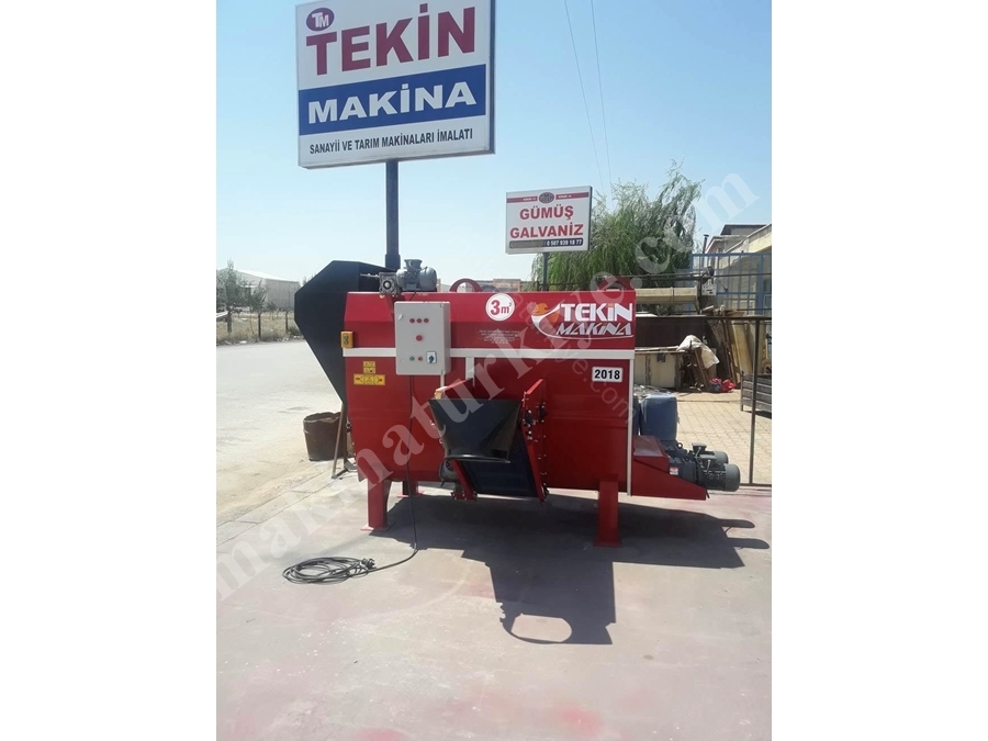3 m3 Elektrikli Sabit Tip Yem Karma Makinası