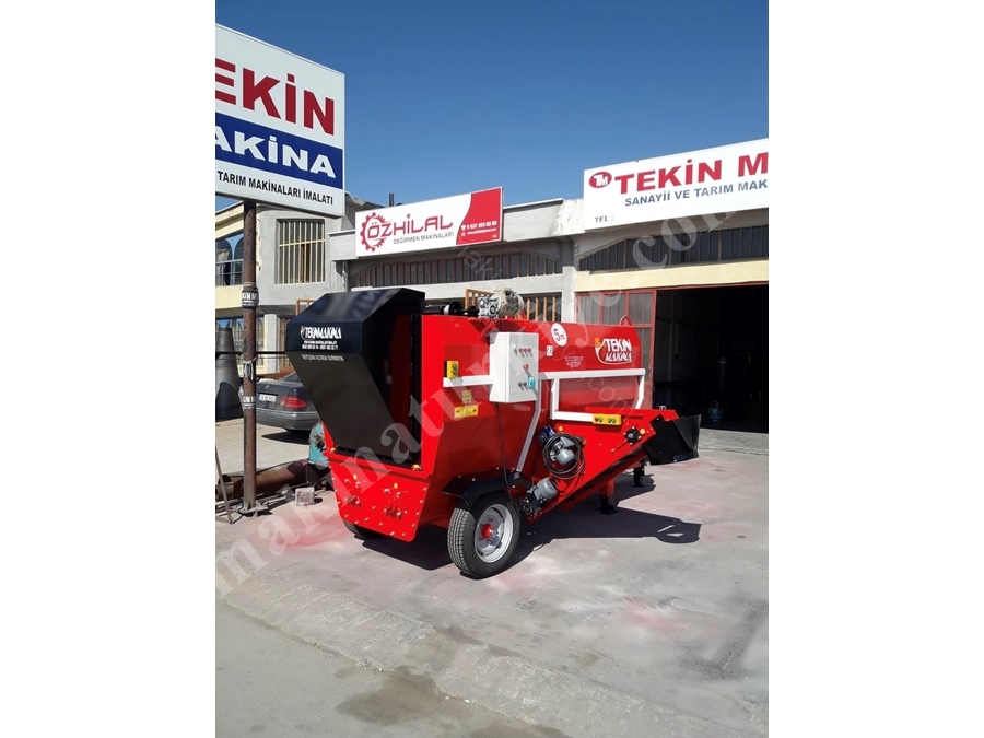 5 M3 Çekili Tip Elektrikli Yem Karma Makinası