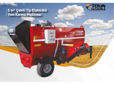 5 M3 Çekili Tip Elektrikli Yem Karma Makinası