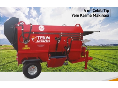 4 M3 Çekili Tip Yem Karma Makinası