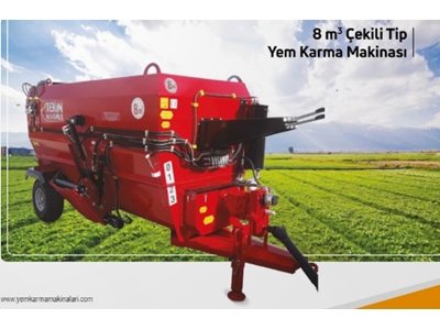 8 M3 Çekili Tip Yem Karma Makinası