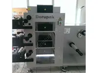 FX 3 Color Flexo Printing And Labeling Machine