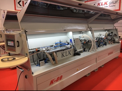 K 80 PLC Ekran 7 Üniteli PVC Kenar Bantlama Makinası - 1