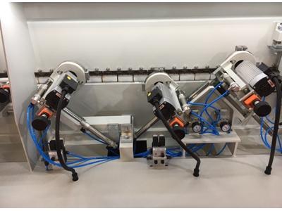 K 80 PLC Ekran 7 Üniteli PVC Kenar Bantlama Makinası - 4