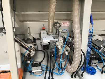 K 100 Servo Kontrol Köşe Yuvarlama Baş Son Kesme Frezeli Kenar Bantlama Makinası - 4