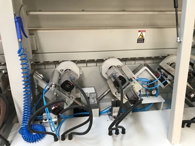 K 100 Servo Kontrol Köşe Yuvarlama Baş Son Kesme Frezeli Kenar Bantlama Makinası - 5