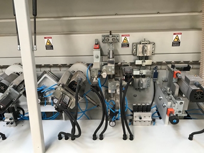 K 100 Servo Kontrol Köşe Yuvarlama Baş Son Kesme Frezeli Kenar Bantlama Makinası - 7