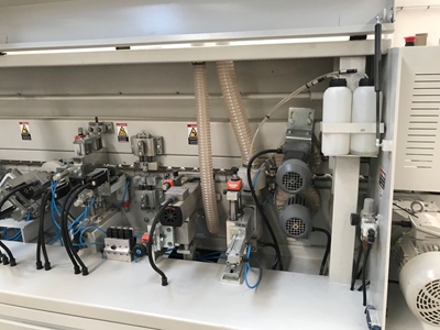K 100 Servo Kontrol Köşe Yuvarlama Baş Son Kesme Frezeli Kenar Bantlama Makinası - 8
