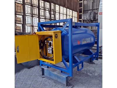 1000 Litre Dalgakıranlı Transfer Yakıt Tankı - 6