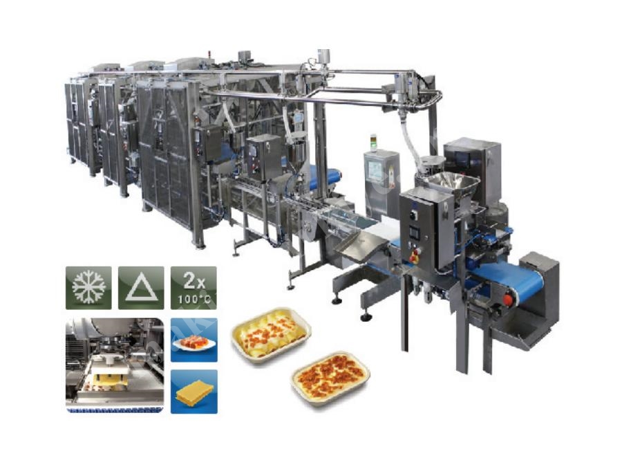 Lazanya Ve Cannelloni Yemek Üretim Hattı