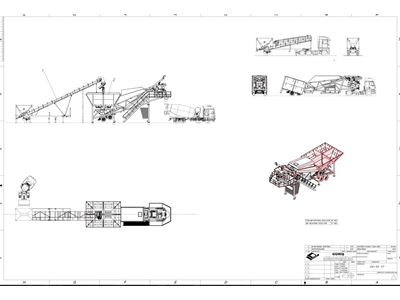 Centrale à béton mobile de 60 m3/h - 8