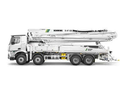 SX III 162 M3/Hour Trailer Concrete Pump with Wire Rope