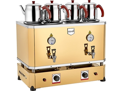 46 Lt  Gazlı 4 Demlikli Jumbo Çay Makinesi