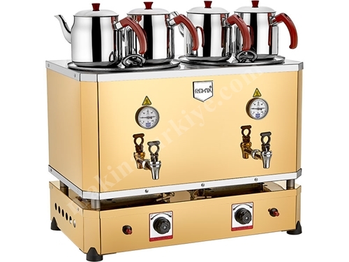 46 Lt  Gazlı 4 Demlikli Jumbo Çay Makinesi